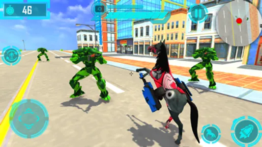 Horse Robot Transformer Games screenshot 1