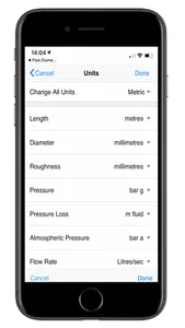 Pipe Flow Liquid Pipe Diameter screenshot 7