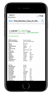 Pipe Flow Gas Pipe Diameter screenshot 8