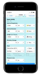 Pipe Flow Gas Flow Rate screenshot 0