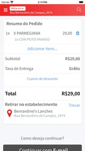 Bernardinos Lanches Oficial screenshot 5