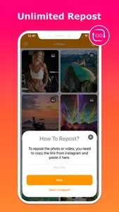 InShare - Repost Video & Photo screenshot 2