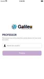 Galileu - App Professor screenshot 0