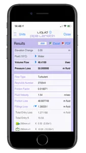 Pipe Flow Liquid Pipe Length screenshot 1