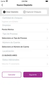 Depósito Móvil screenshot 2