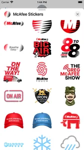 McAfee Stickers screenshot 2