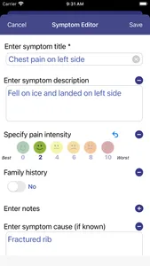 Symptoms Tracker screenshot 6