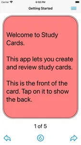 Study Cards App screenshot 0