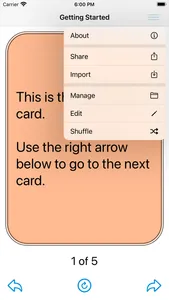 Study Cards App screenshot 1