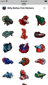 Bitty Bettas Fish Stickers screenshot 0