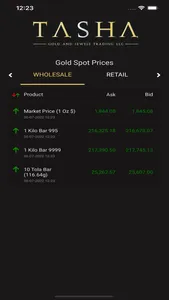 Tasha Gold Prices screenshot 0