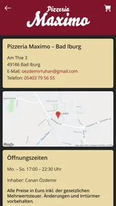 Pizzeria Maximo Bad Iburg screenshot 3