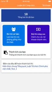 Luyện thi Công chức screenshot 1