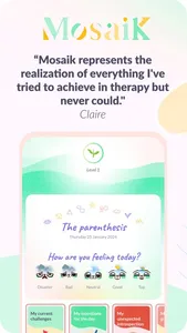Mosaik: thérapie & journal TCC screenshot 0