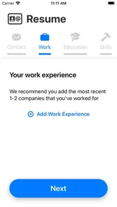 Resu | Resume Builder screenshot 2