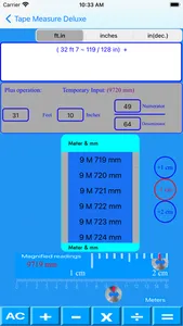 Tape Measure Deluxe Calculator screenshot 3