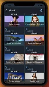 Bluebird: Learn Greek screenshot 0