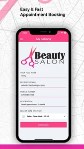 V1 Beauty Salon Parlour Barber screenshot 4