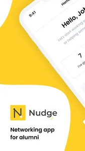 Nudge - Networking for alumni screenshot 0