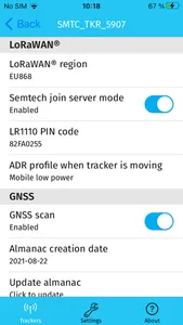 LoRa Edge™ Config screenshot 2