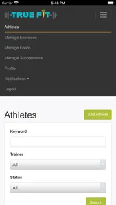 True Fit Training & Nutrition screenshot 1