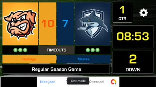 Supreme Scoreboard - 3 sports screenshot 1