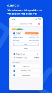 Azulou - Gestão de vendas screenshot 8