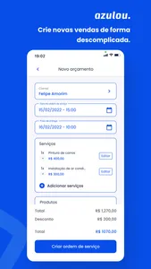 Azulou - Gestão de vendas screenshot 9
