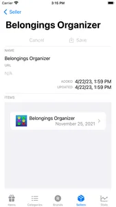 Belongings Organizer screenshot 6