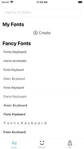 Fonts Keyboard Pure screenshot 0