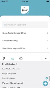 Fonts Keyboard Pure screenshot 4