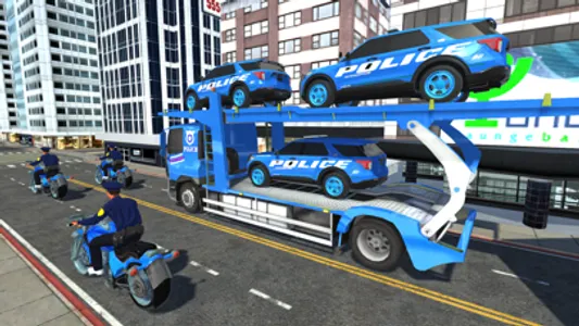 Police Truck Car Transport screenshot 1