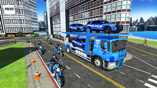 Police Truck Car Transport screenshot 3