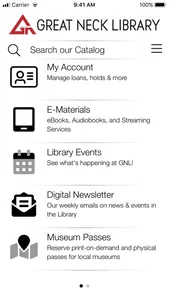 Great Neck Library Mobile screenshot 0