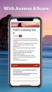 EZ Test - TOEFL® Listening PRO screenshot 2