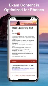 EZ Test - TOEFL® Listening PRO screenshot 3