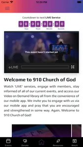 910 Church of God screenshot 2