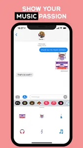 Music Stickers for iMessages screenshot 0