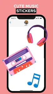 Music Stickers for iMessages screenshot 1