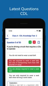 Colorado CDL Permit Practice screenshot 0
