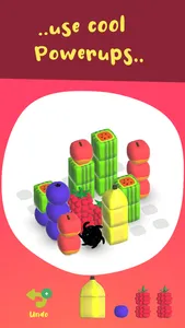 Chunk Fruits - Match-3 Puzzler screenshot 2