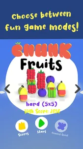 Chunk Fruits - Match-3 Puzzler screenshot 4