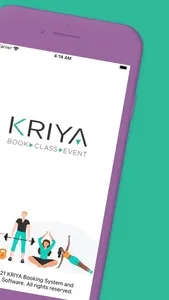 KRIYA Booking App screenshot 1