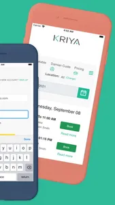 KRIYA Booking App screenshot 3