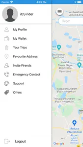 HolaRide RiderApp screenshot 2