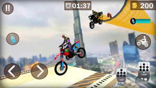 Superhero Bike Stunt Racing 3D screenshot 4