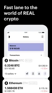 Paybis Crypto & Bitcoin Wallet screenshot 2