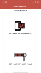 TVET SeQR Scan screenshot 2