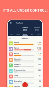 Budget: expense tracker, money screenshot 3