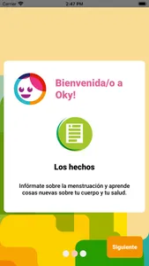 Oky Menstruación y Salud screenshot 1